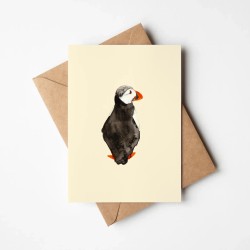Puffin | Greeting card with envelope