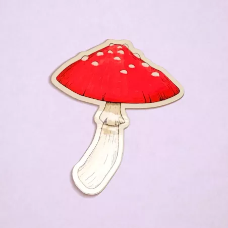 Fly agaric mushroom | Glossy vinyl sticker