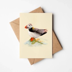 The cliff keeper | Greeting card with envelope