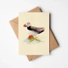 The cliff keeper | Greeting card with envelope