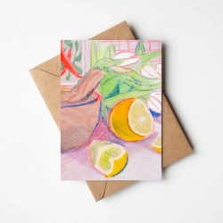 Fruit still life | Greeting card A6 | With envelope