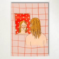 Sad girl | A5 small art print