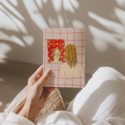 Sad girl | A5 small art print