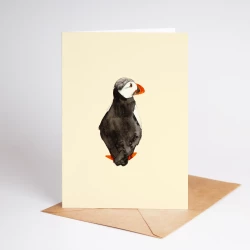 Puffin | Greeting card with envelope