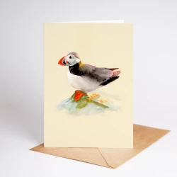 The cliff keeper | Greeting card with envelope