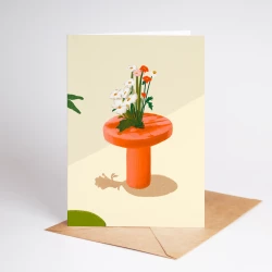 Flower still life | Greeting card with envelope