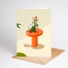 Flower still life | Greeting card with envelope