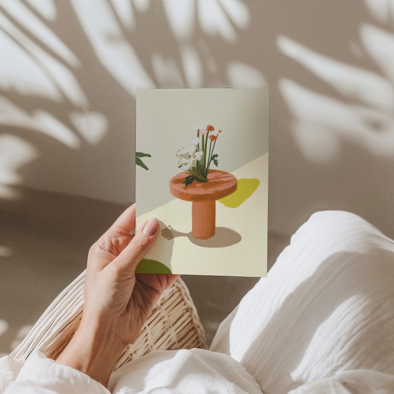Flower still life | A5 small art print Flower still life | A5 small art print
