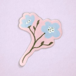 Spring flower | Glossy vinyl sticker