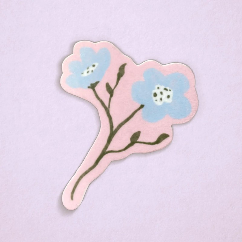 Spring flower | Glossy vinyl sticker Spring flower | Glossy vinyl sticker