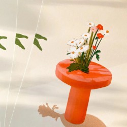 Flower still life - minimalistic art print