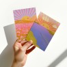 Sunset | Greeting card A6 | With envelope
