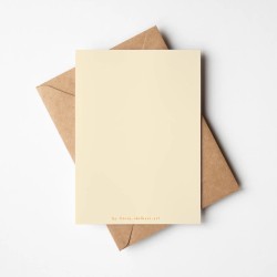 The cliff keeper | Greeting card with envelope