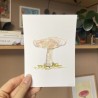 Mini painting of a mushroom 3