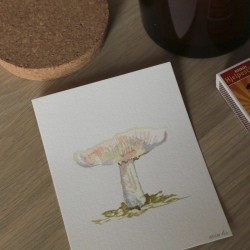 Mini painting of a mushroom 3