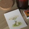 Mini painting of a mushroom 4