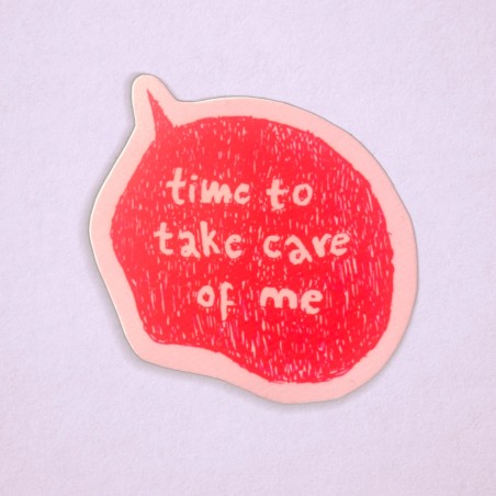 Self care | Matt vinylklistremerke