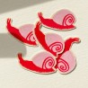 Tiny snail| Glossy vinyl sticker