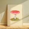 Mushroom in Østmarka | Art print | A4
