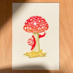 Sneglesopp | Kunsttrykk A5