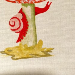 Snail mushroom | A5 small art print