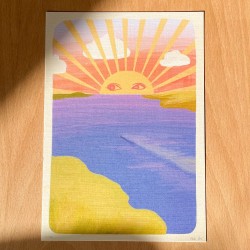 Sunset | A5 small art print