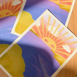 Sunset | A5 small art print