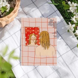 Sad girl | Kunsttrykk A5