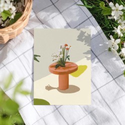 Flower still life | Kunsttrykk A5