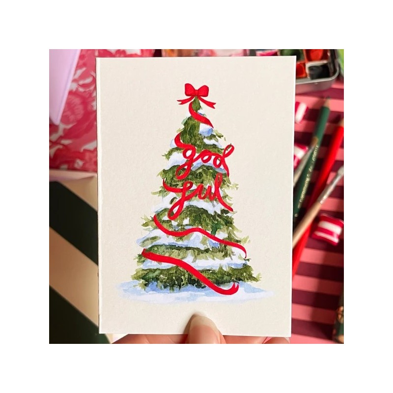Merry Christmas | A6 greeting card with envelope