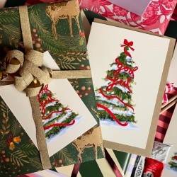 Merry Christmas | A6 greeting card with envelope