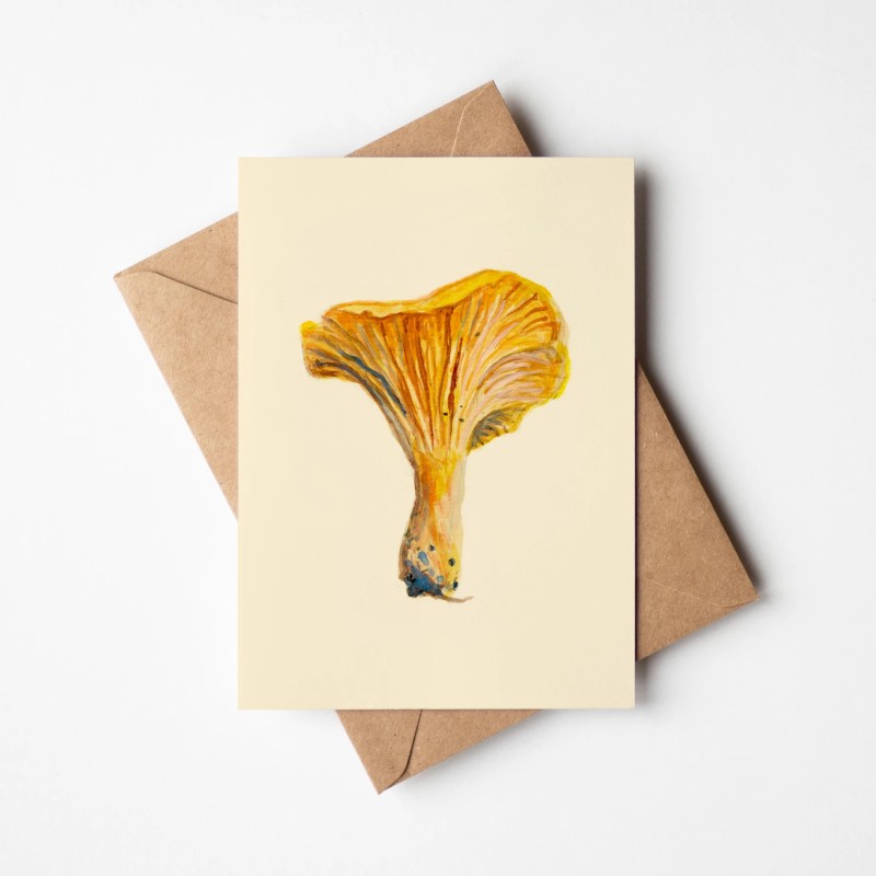 Chantarelle | Greeting card with envelope