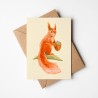 Squirrel| Greeting card with envelope