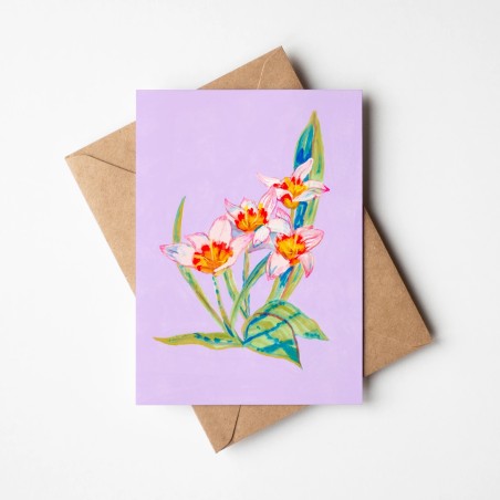 Lily| Greeting card with envelope