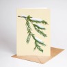Snow twig | Greeting card with envelope