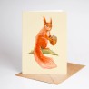 Squirrel| Greeting card with envelope