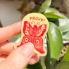 Proud | Pride 2026 | Glittery vinyl sticker
