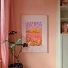 Rise - Plakat i varme farger på 50x70cm