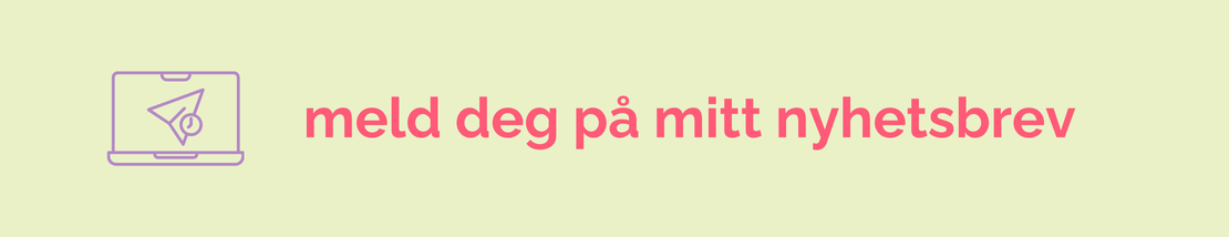 Meld deg på mitt nyhetsbrev for å motta rabattkoder og informasjon om kunsten min